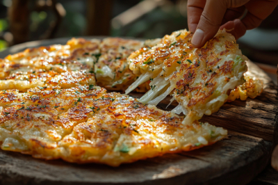 Заливаю капусту кефиром и добавляю щепотку тмина. Пирог-лепешка для быстрого завтрака: 15 минут и меньше