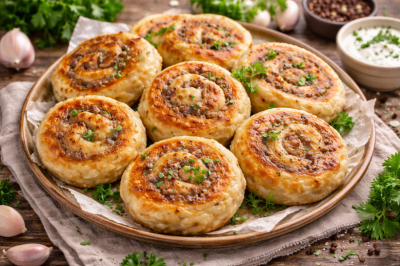 Круче любых беляшей: шанежки с мясом &mdash; улитки просто пальчики оближешь, а готовятся за считанные минуты