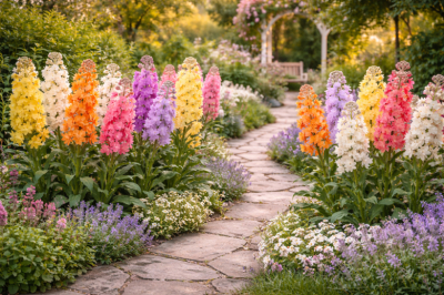 Цветник будет выглядеть дорого: растение с мощными ароматными свечами, которые сделают клумбу центром внимания