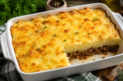 Если надоело пюре и котлеты, делаю запеканку: продукты те же, а вкус просто обалденный