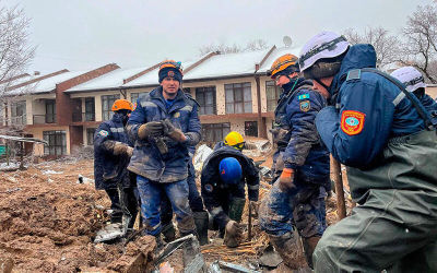 В коттеджном городке Алматинской области сошел оползень