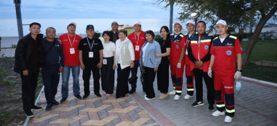 Бригада скорой медицинской помощи области Абай взяла серебро на чемпионате с международным участием