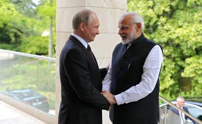 Путин и Моди провели переговоры на полях саммита БРИКС в Нью-Дели
