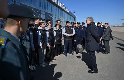 Глава государства пообещал наградить спасателей, полицейских и волонтеров