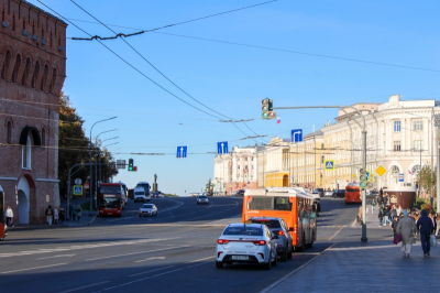 В Нижнем Новгороде движение по площади Минина и Пожарского перекрыли до 23 августа