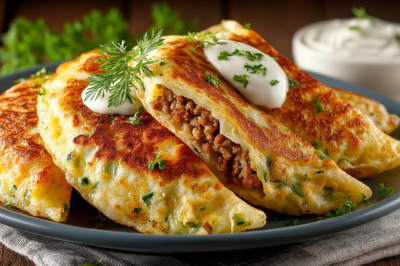 Вкуснее чебуреков и такие сытные, что заменят ужин: конвертики из кабачков и фарша