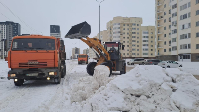 Больше 32 тысяч кубометров снега вывезли за день из Астаны