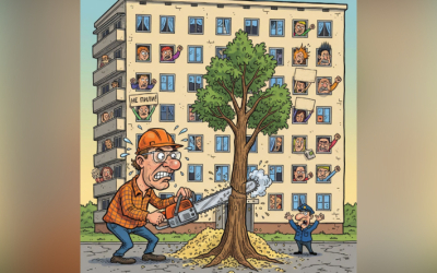 Не разрешаем соседу спилить дерево и строить пристройку. Совет юриста