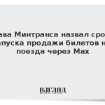 Глава Минтранса назвал сроки запуска продажи билетов на поезда через Max