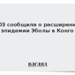 ВОЗ сообщила о расширении эпидемии Эболы в Конго