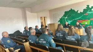 В пожарной части 73 провели инструктаж по безопасности дорожного движения с участием сотрудника ГИБДД