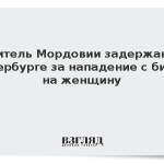 Житель Мордовии задержан в Петербурге за нападение с битой на женщину