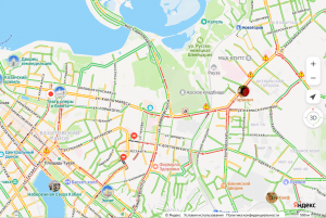 В Казани на Ершова из-за ДТП образовалась пробка в 2,5 километра