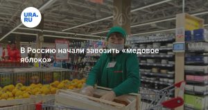 В Россию начали завозить «медовое яблоко»