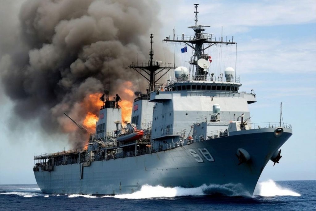 Двигатели новейшего корабля ВМС США «Санта Барбара» на грани катастрофы: ремонт засекречен, угроза жизни экипажа