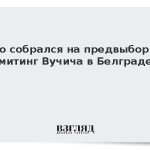 Фицо собрался на предвыборный митинг Вучича в Белграде