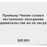 Премьер Чехии созвал экстренное заседание правительства из-за засухи