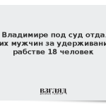 Во Владимире под суд отдали двоих мужчин за удерживание в рабстве 18 человек