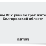 Дроны ВСУ ранили трех жителей Белгородской области