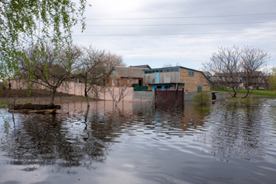Российское село почти полностью ушло под воду после мощных ливней